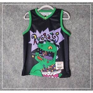 Rugrats Jersey Kid M Nickelodeon Basketball Headgear Classics Reptar Embroidery